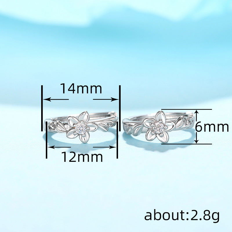 Delicate Floral Earrings For Women