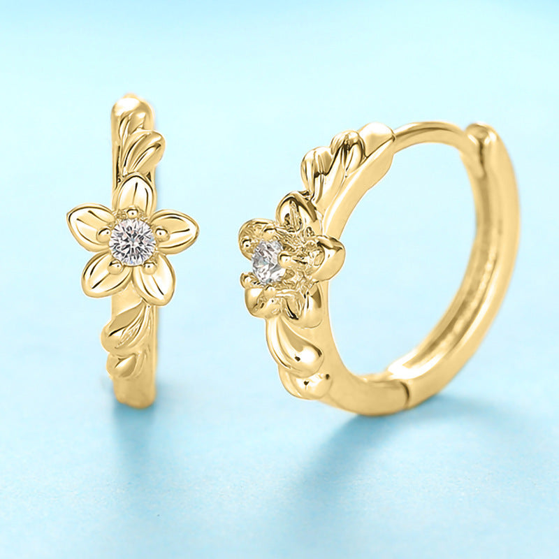 Delicate Floral Earrings For Women