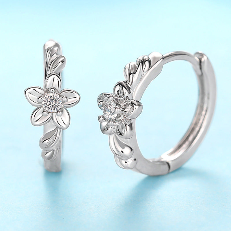 Delicate Floral Earrings For Women